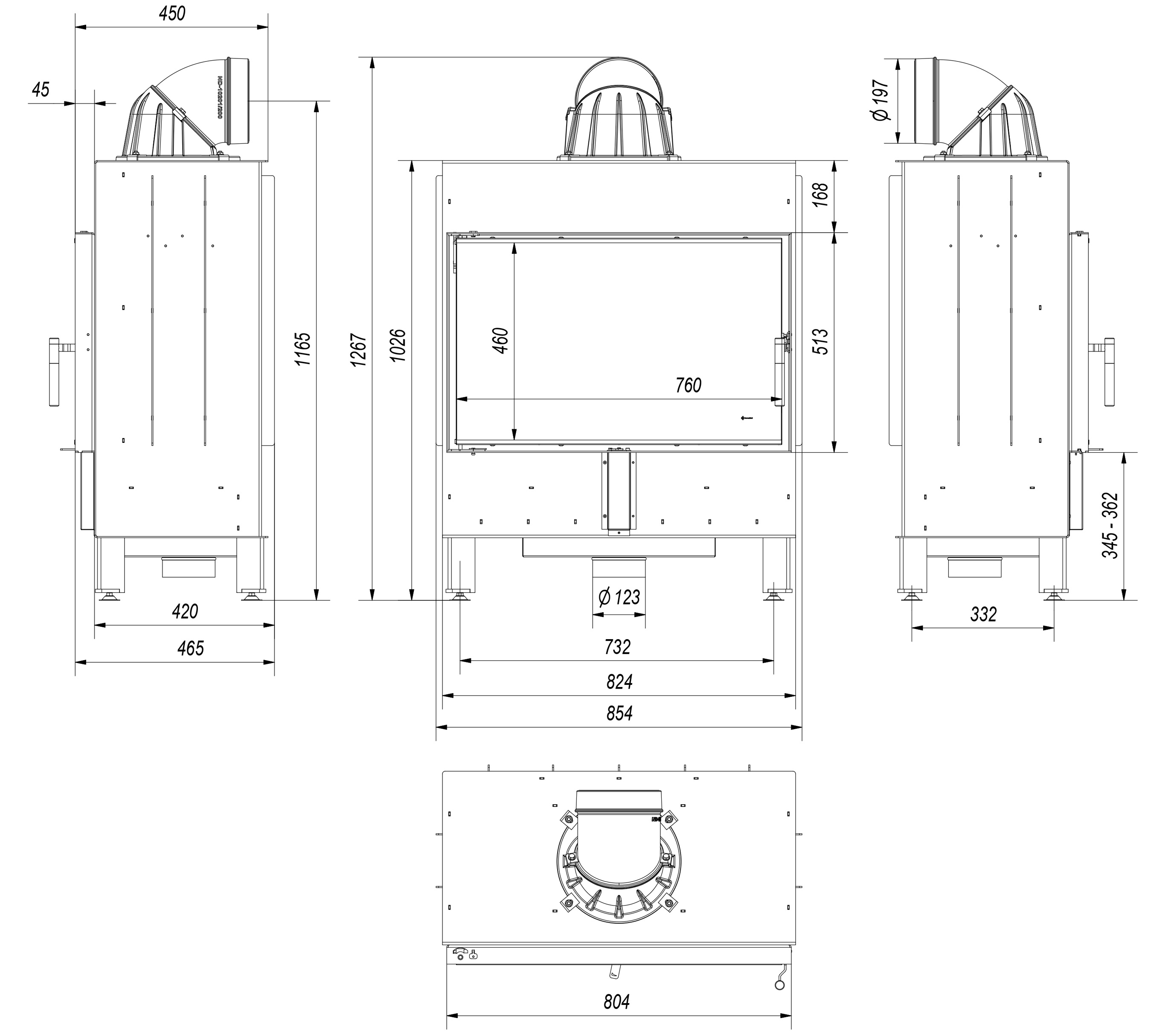 Rysunek techniczny LUCY 14 rysunek techniczny